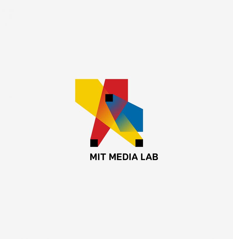 Cette identité visuelle du MIT Media Lab